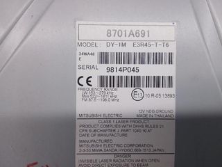 Sistema audio / radio mitsubishi 217596 8701a691 l