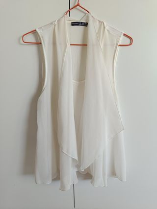 Blusa sin mangas Atmosphere blanca