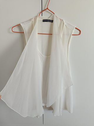 Blusa sin mangas Atmosphere blanca