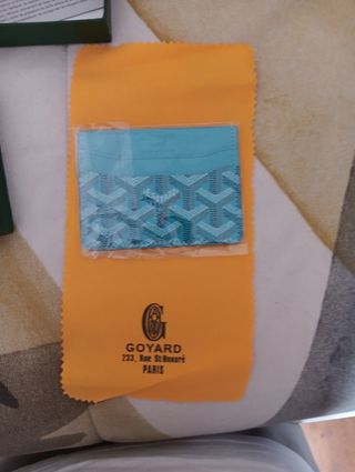Tarjetero Goyard Azul