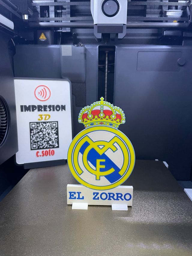 Escudo Real Madrid Impresión 3D