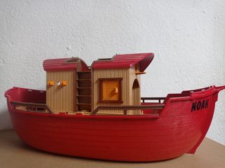 Barco Playmobil Rojo