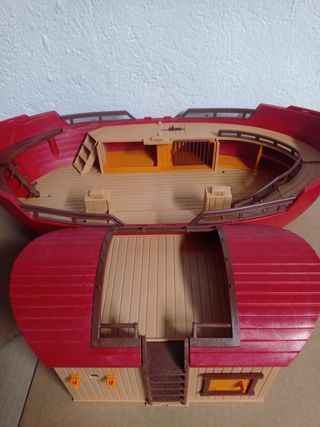 Barco Playmobil Rojo