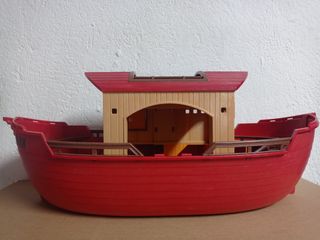 Barco Playmobil Rojo