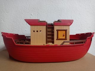 Barco Playmobil Rojo