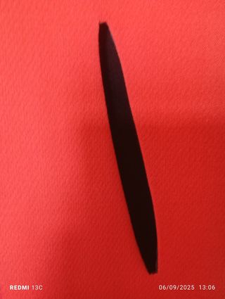 Vestido Riu vermelho e preto manga cava