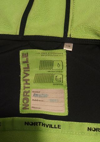 Giacca da neve bambino blu