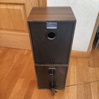 Pareja Altavoces Aiwa Madera Marrón/Negro