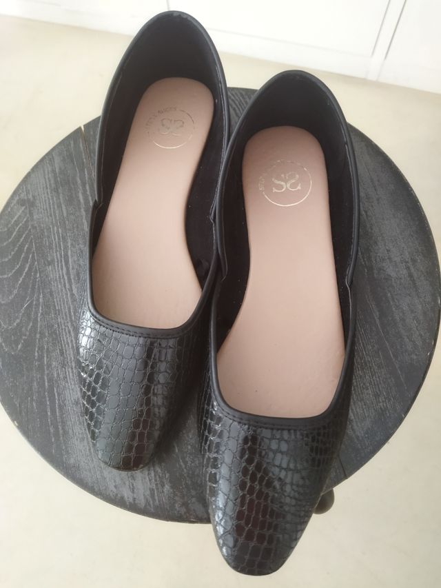 Zapatos planos Sfera negros talla 38