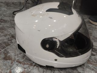 Casco de moto blanco JEB'S