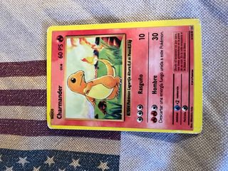 Carta Pokémon Charmander 10 PS 60