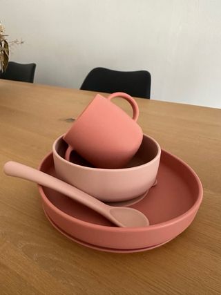 Vajilla Suavinex Infantil Rosa