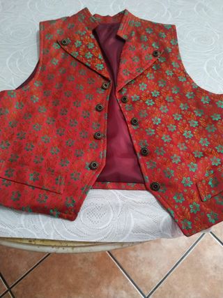 Traje Fallero y Saragüell Rayas