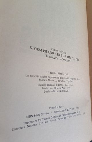 La Isla De Las Tormentas-1980-Ken Follet