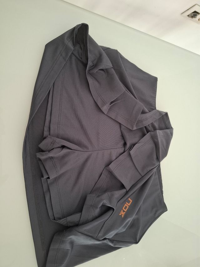 Falda pantalón tenis Nox gris