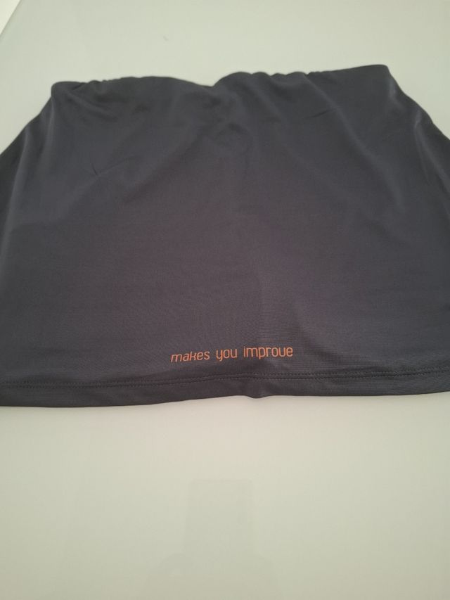 Falda pantalón tenis Nox gris