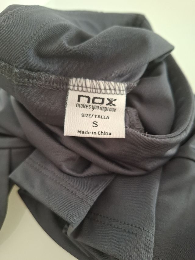 Falda pantalón tenis Nox gris