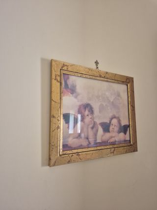 Quadro vintage con angeli