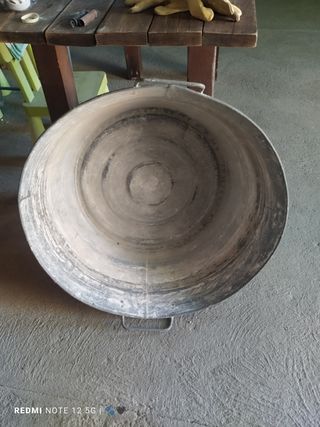 Barreño de zinc grande