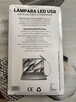 Lámpara LED USB para portátil