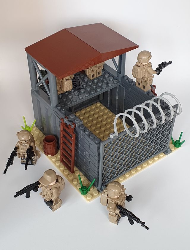 Base militar compatible Lego