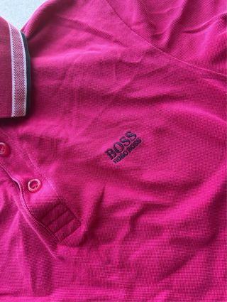 Polo BOSS Uomo Rosa Regular Fit