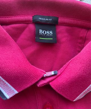 Polo BOSS Uomo Rosa Regular Fit