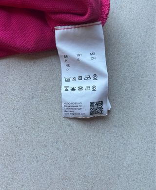 Polo BOSS Uomo Rosa Regular Fit