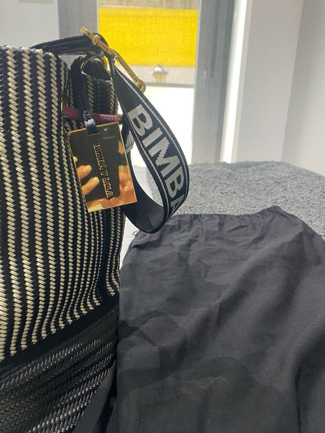 Bolso bombonera Bimba y Lola negro