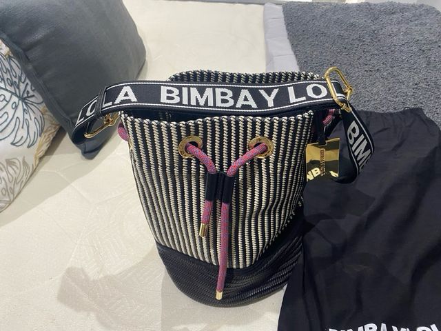 Bolso bombonera Bimba y Lola negro