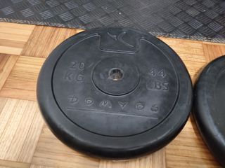 Discos de caucho 20 kg