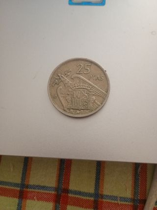 Moneda 25 Pesetas 1957