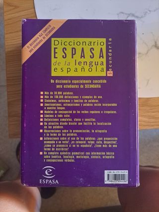 DICC. SECUNDARIA BACH LENGUA ESPAÑOLA
