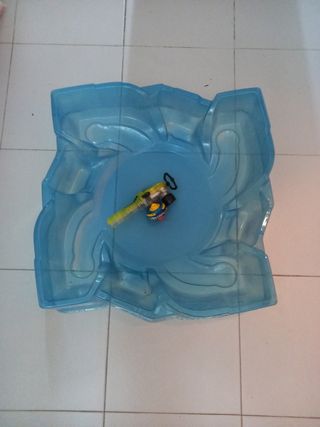 Estadio Beyblade Azul y peonza