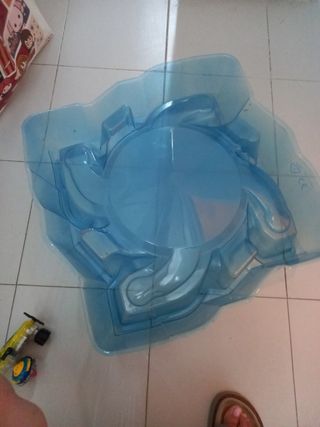 Estadio Beyblade Azul y peonza
