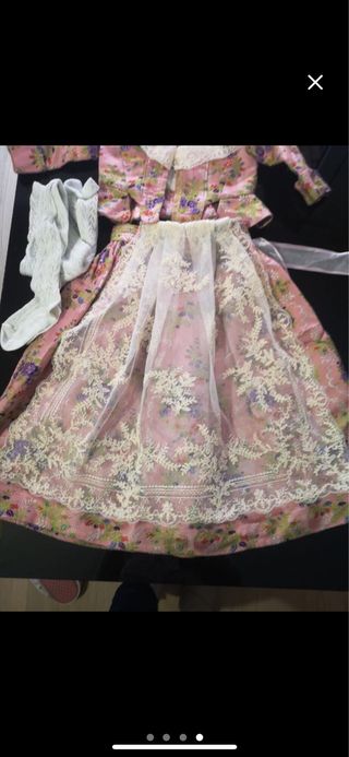 Traje de Fallera Bebé de 9 meses- 18 meses.