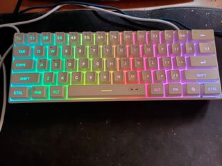 Teclado Blanco PC RGB