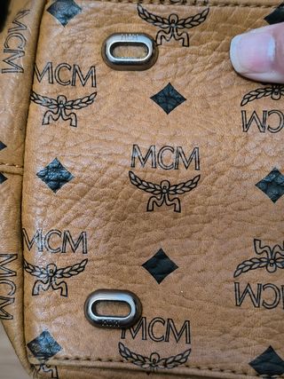 Bolso Tote MCM Marrón Multicolor Flores