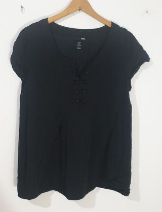 Blusa H&M Negra Talla 42