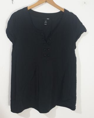Blusa H&M Negra Talla 42