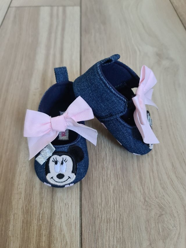 Scarpine Minnie Prénatal Denim Bambina n.17-18