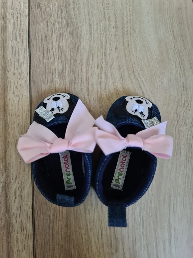 Scarpine Minnie Prénatal Denim Bambina n.17-18