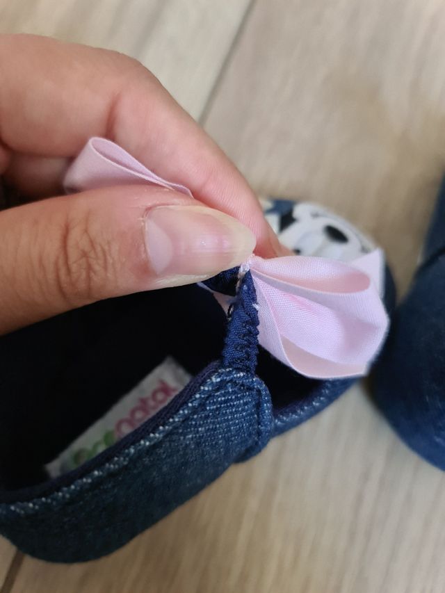 Scarpine Minnie Prénatal Denim Bambina n.17-18