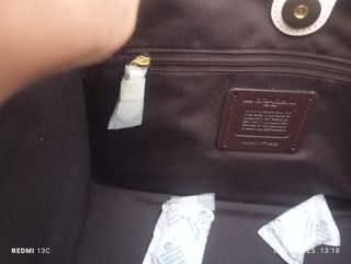 Mala Coach Branca Mão e Tiracolo