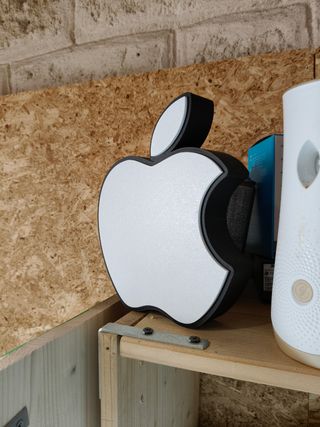 Lampada 3D Apple con LED colorati