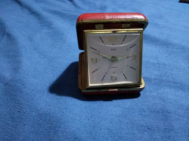 Reloj despertador antiguo ASCO 2 Jewels