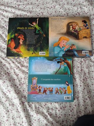 Lote de 3 libros Diney