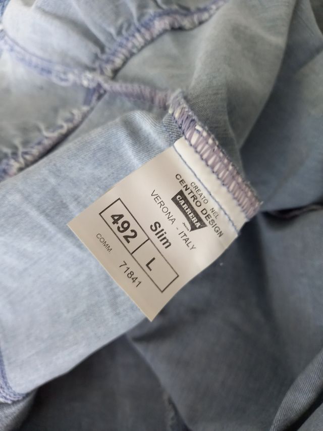 Abito jeans Carrera taglia L / 46 azzurro