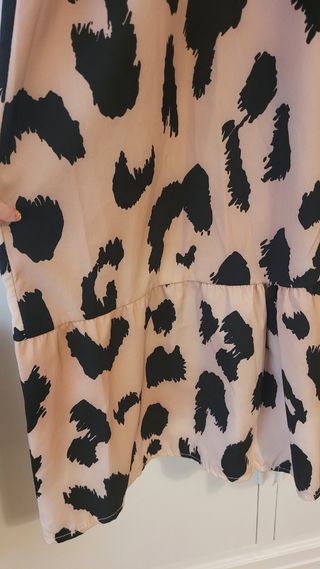 Vestido midi estampado