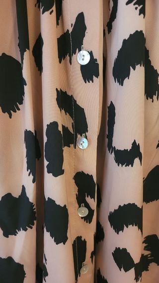 Vestido midi estampado